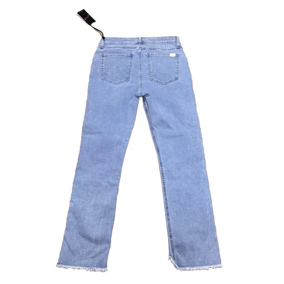 Jen7 By 7 For All Mankind Women 6  Cropped Skinny Wavy Hem Ankle Jeans NWT $99 - Picture 2 of 9